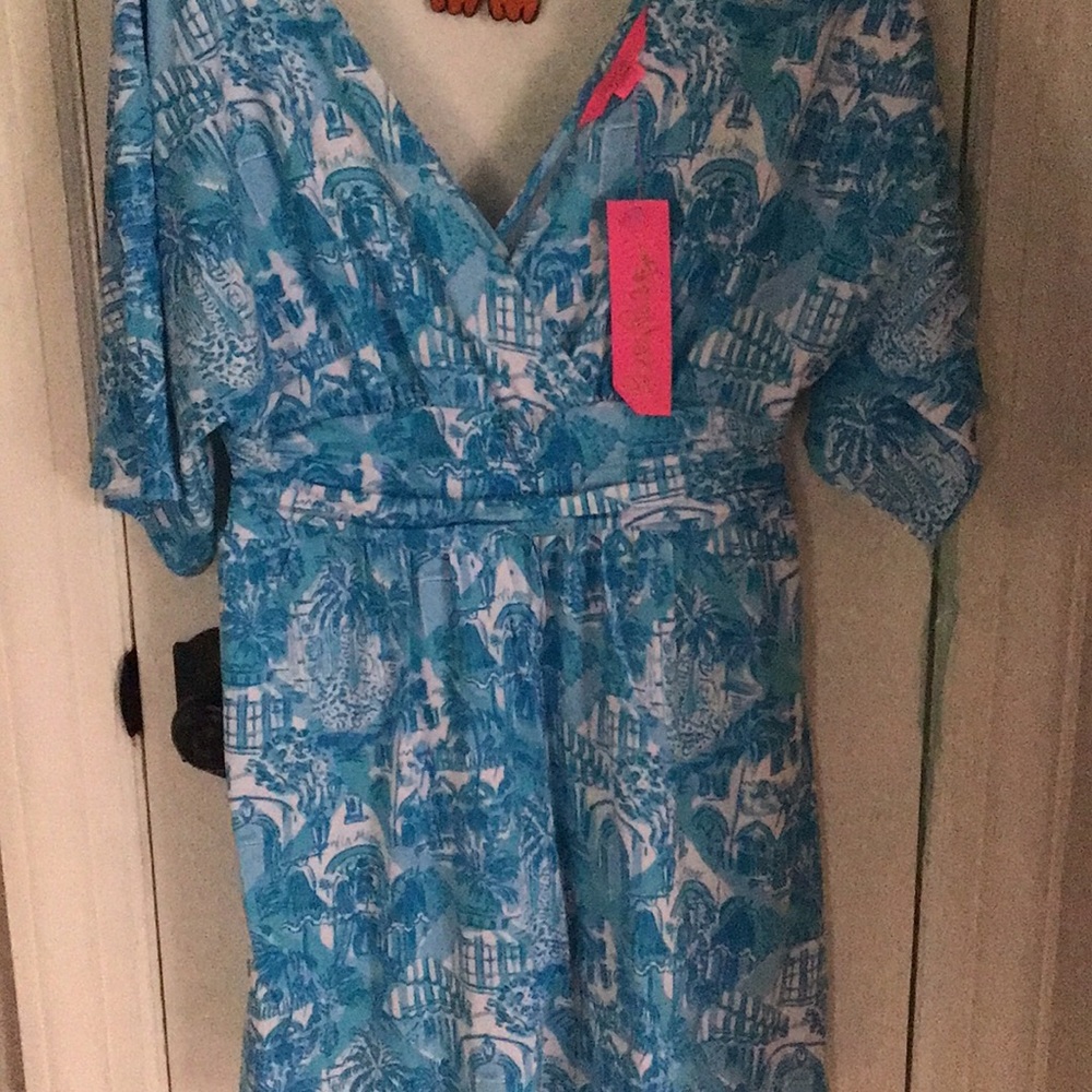 NWT Lilly Pulitzer Parigi Romper Size Small